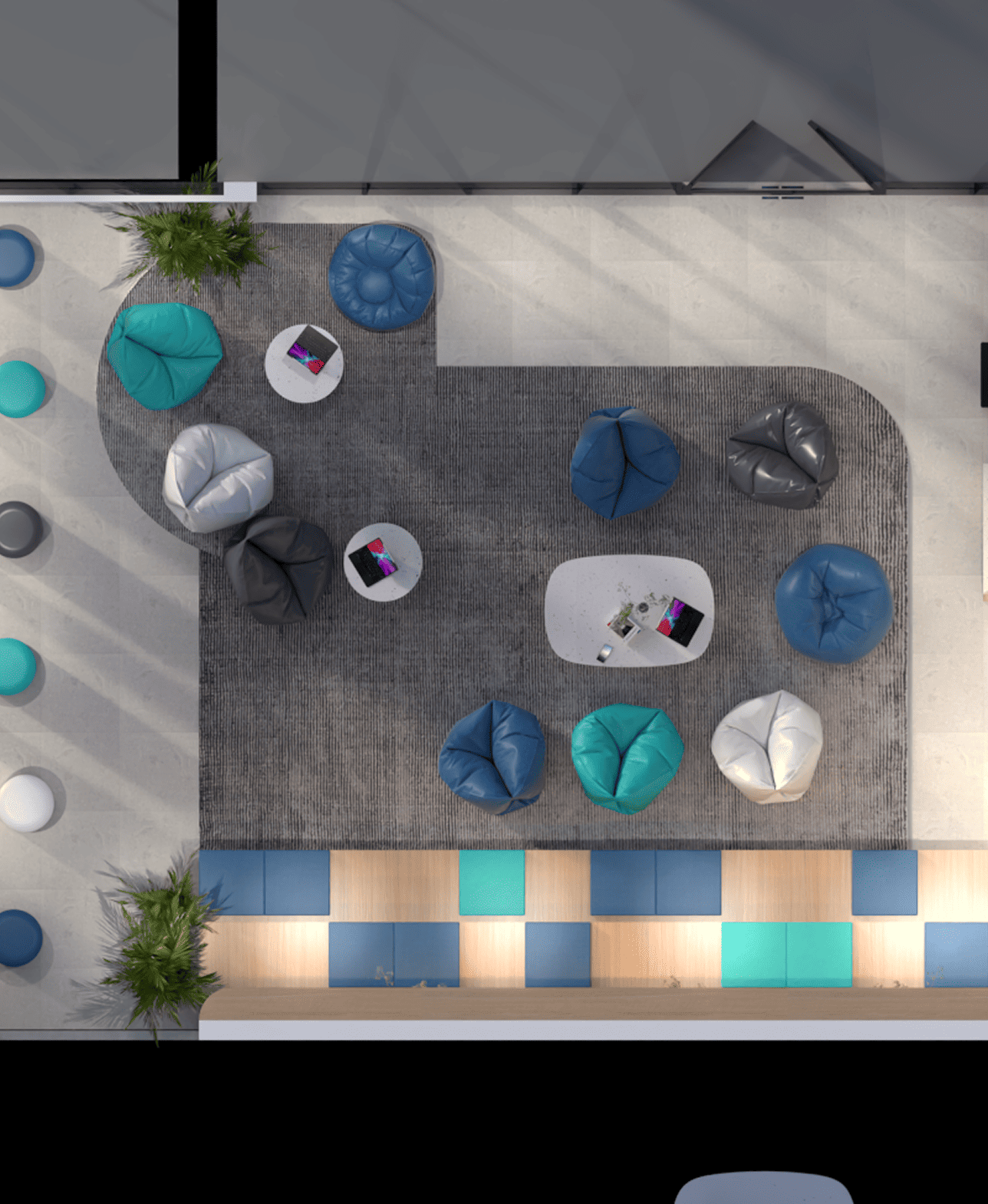 Interior Lobby Communal Space Pijar Foundation - Galeri