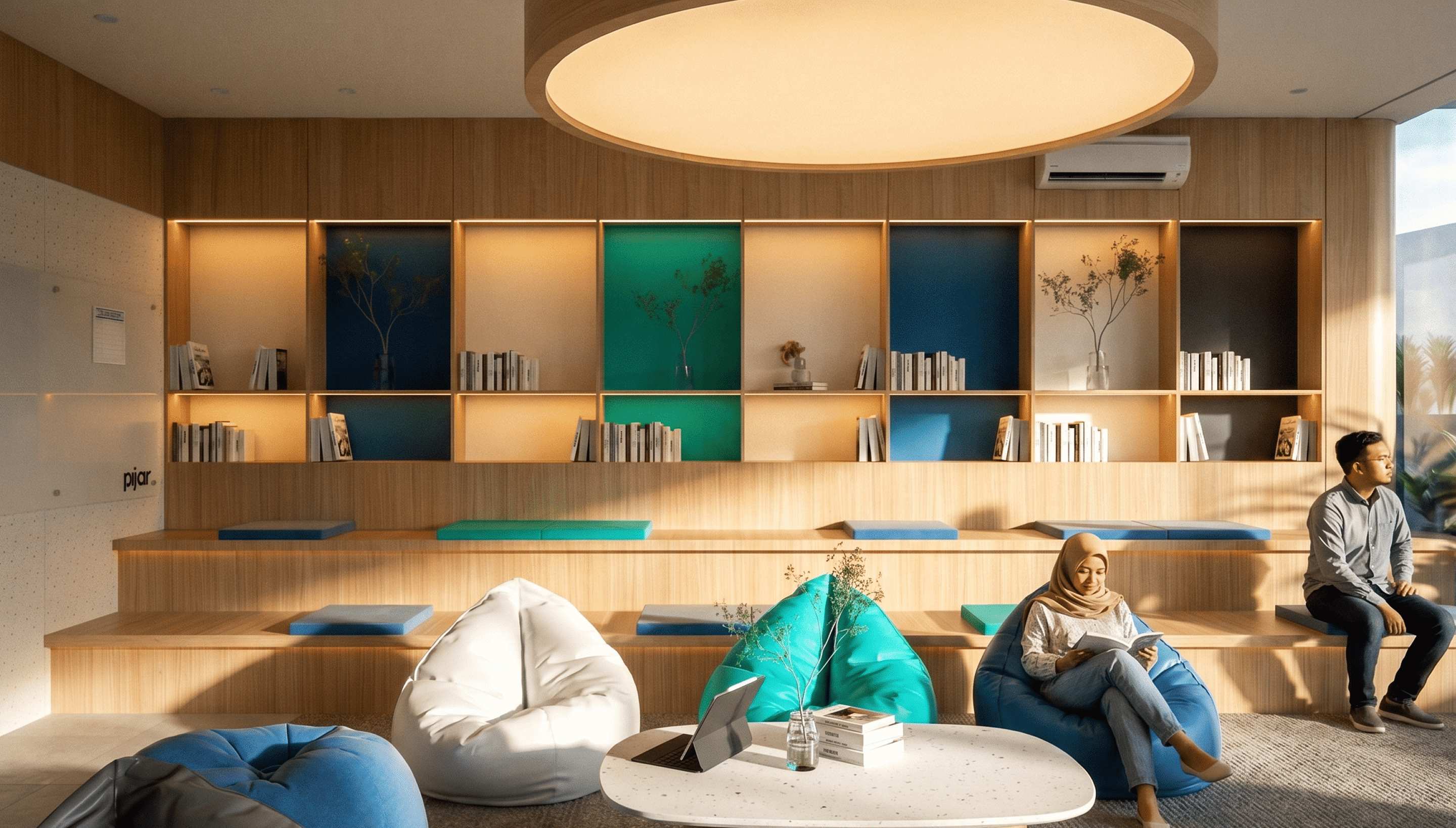 Interior Lobby Communal Space Pijar Foundation
