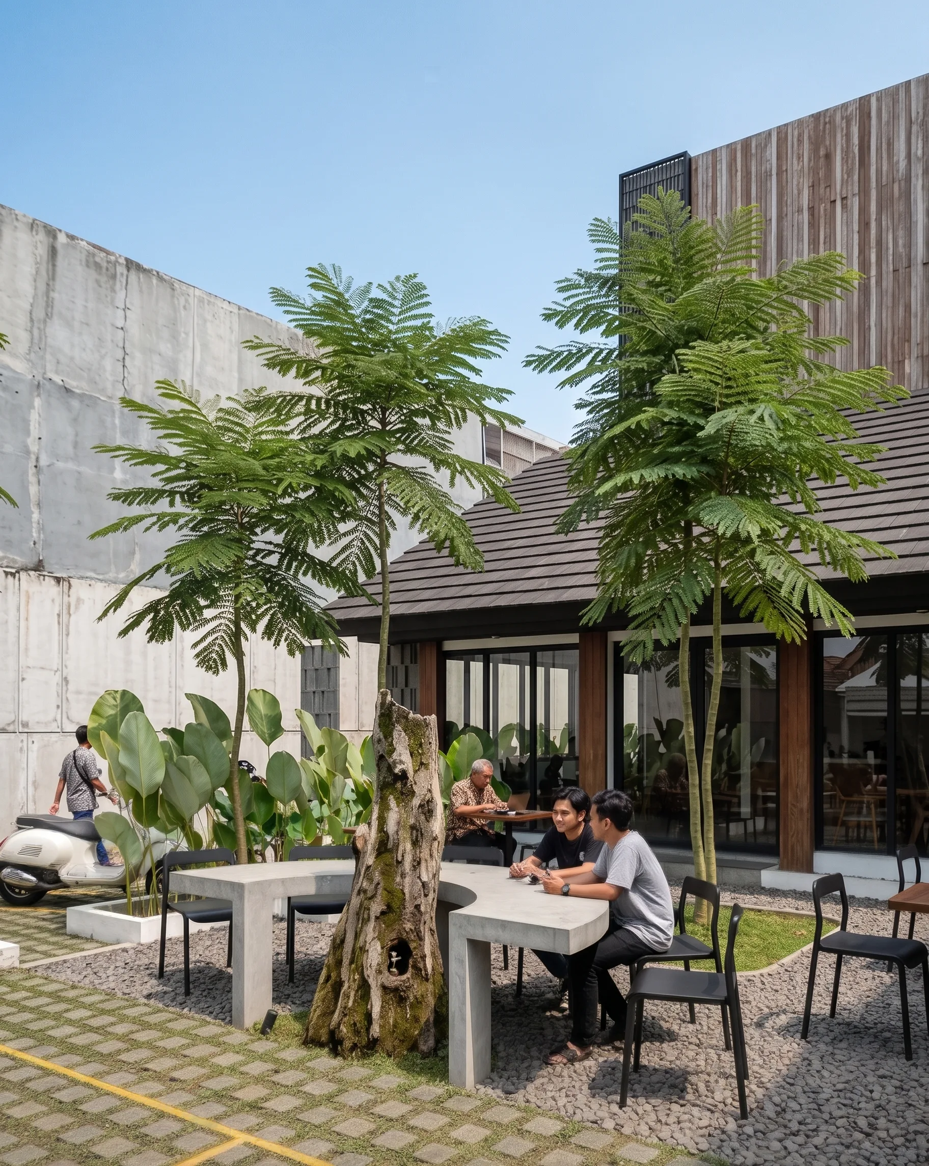 Mixed-Use Residence, Kost & Café